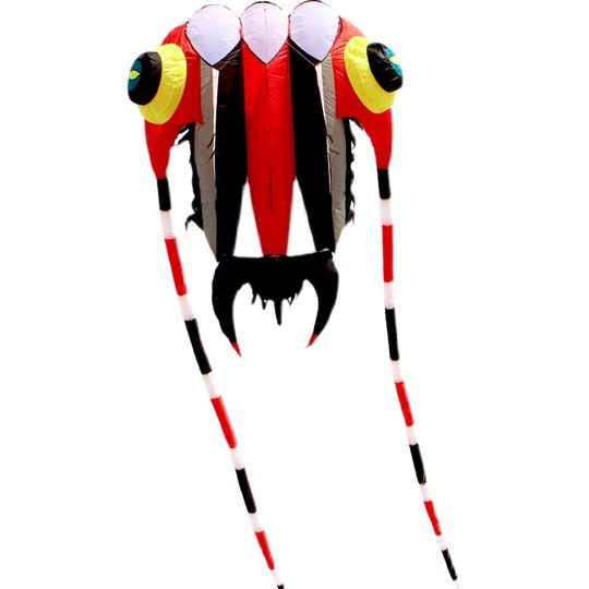 青州马老四风筝 经典参赛级三叶虫 高档伞布易飞大型软体立体风筝