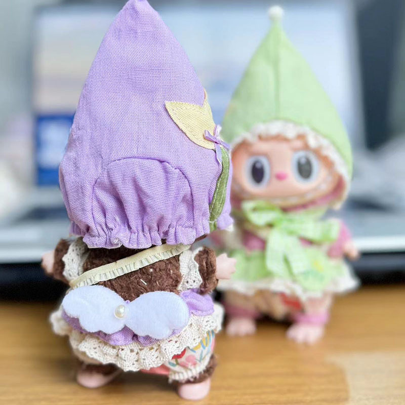 仅衣服】娃衣17cm挂件盲盒拉布布衣服Labubu公仔着替小女巫三件套,淘宝优惠券,粉丝福利购,淘宝优惠卷