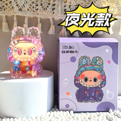 爆款潮玩【新脸】入油流沙拉布布盲盒创意精品公仔手办桌面摆件 - 图0