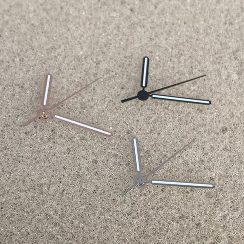 特殊定制尺寸 PVD NH35机芯 改装指针 9*13.5*13.5mm 绿夜光表针 - 图0