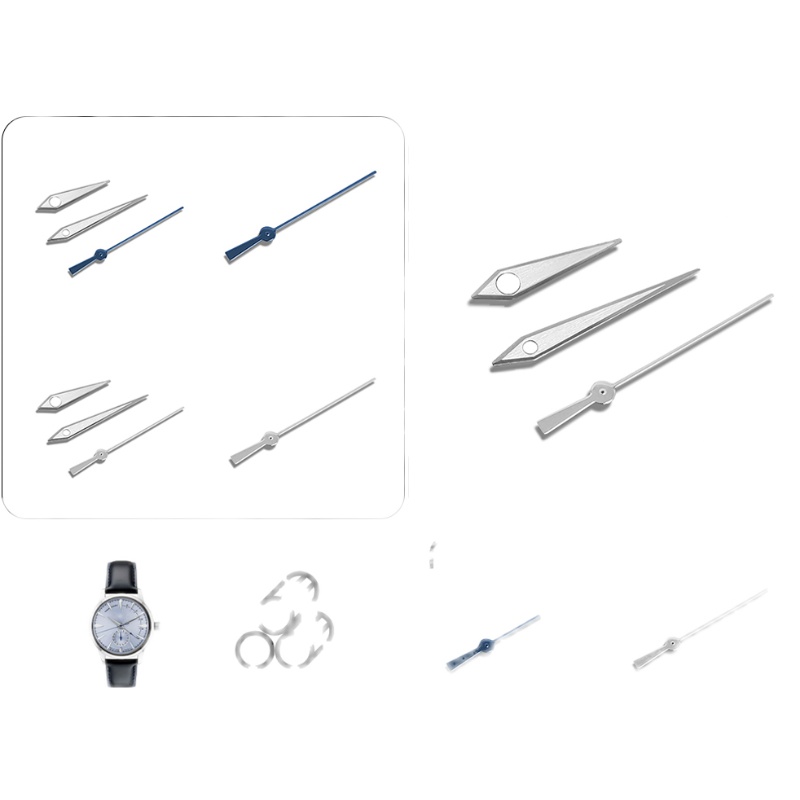 高质量P花改装手表表针三针适装NH35/NH36/4R/7S机芯-图2