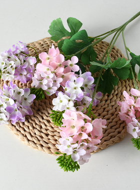 仿真3头油菜花束婚庆路引摆件