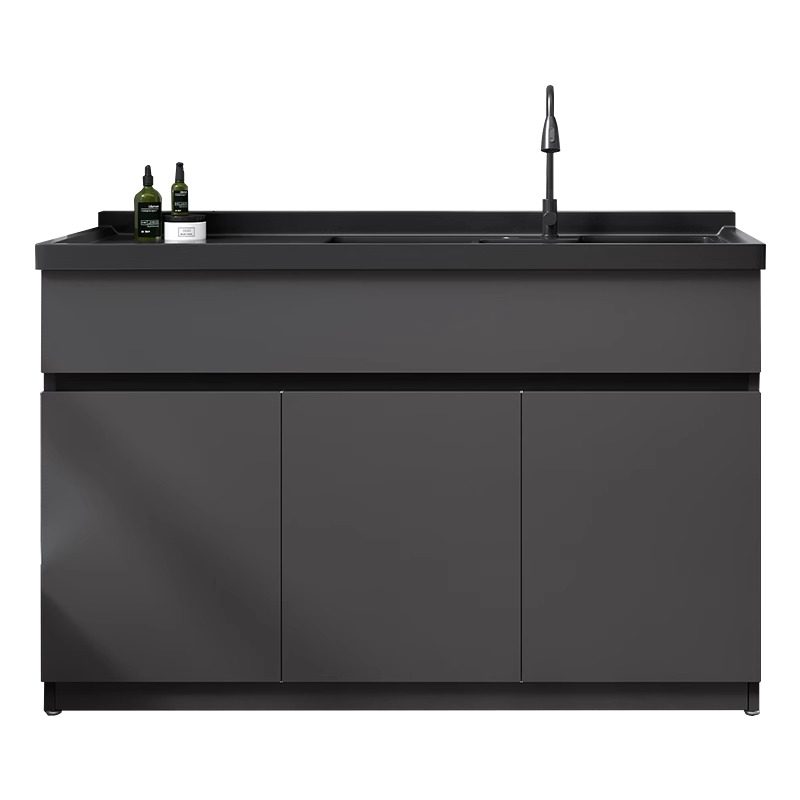 定制304不锈钢阳台洗衣池柜家用一体组合带搓衣板石英石双下水盆,淘宝优惠券,粉丝福利购,淘宝优惠卷