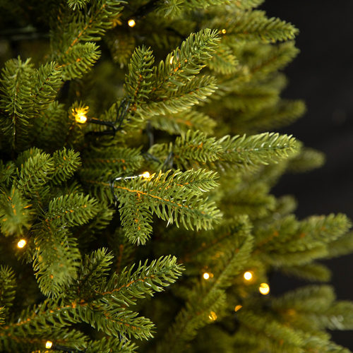 2025年新款纯PE圣诞树装饰品客厅摆件大小型圣诞节挂件植绒雪花树 - 图1