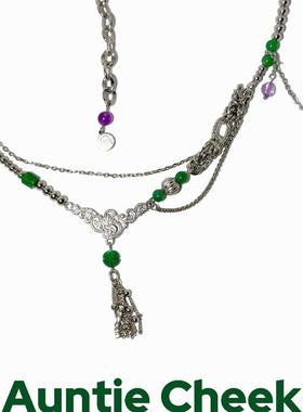 新中式玉石钛钢原创小众设计男女