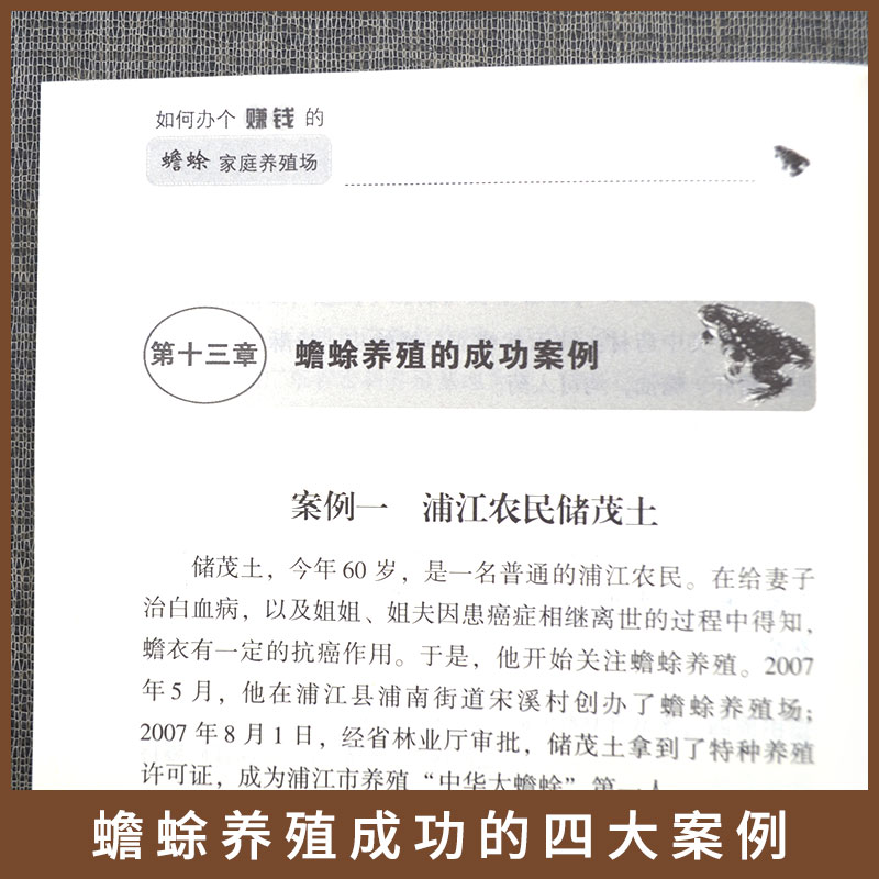 如何办个赚钱的蟾蜍家庭养殖场 水产养殖书籍 药用蟾蜍高效养殖技术与疾病防治建厂 管理手册青蛙养殖书籍 青蛙养殖技术大全