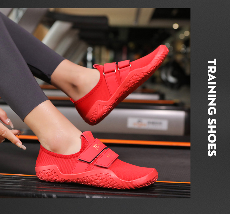室内健身男女举重减震跳绳瑜伽跑步机训练深蹲硬拉鞋赤足透气防滑 - 图3