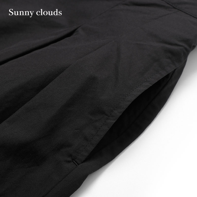 桑妮库拉/ Sunny clouds Shuttle Notes日本面料 女式纯棉阔腿裤 - 图2