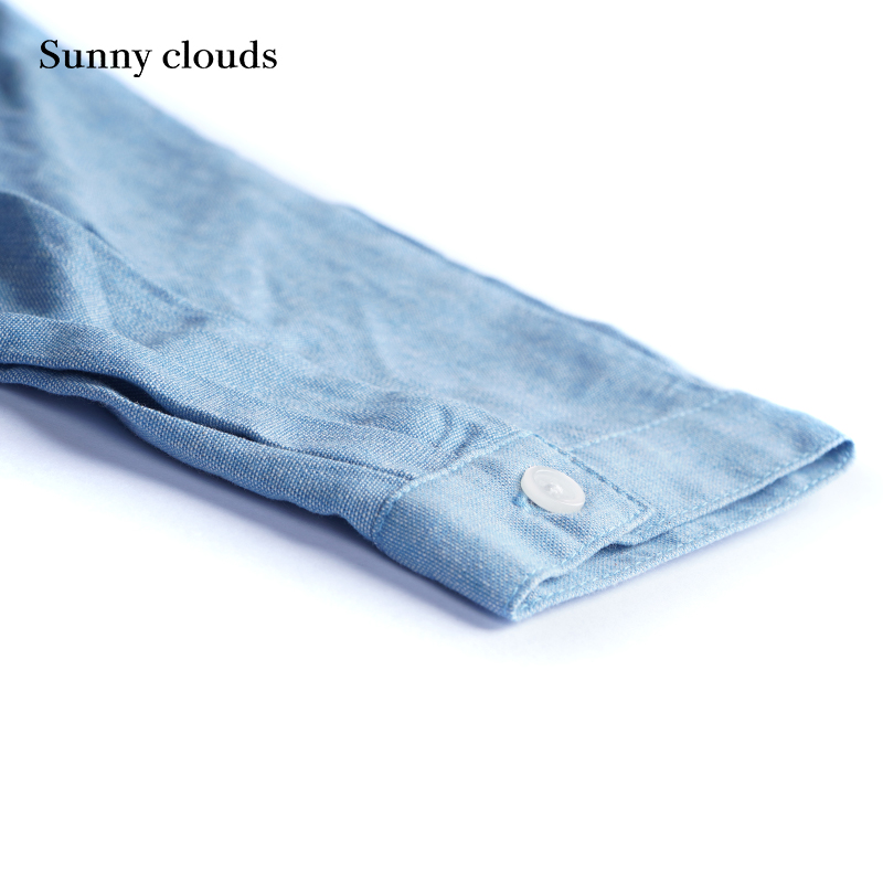 春季新品 桑妮库拉/Sunny clouds女式纯棉立领哈登格刺绣装饰衬衫 - 图1