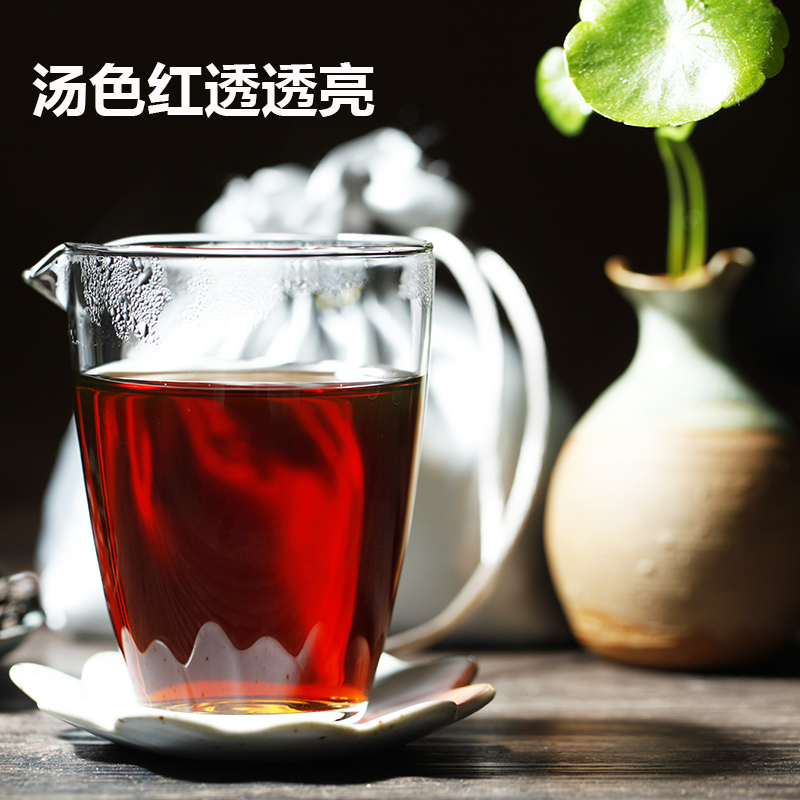 易武普洱茶熟茶碎银子普洱特级老茶头散茶500g古树陈年枣香茶化石