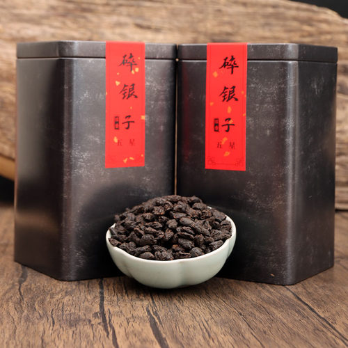 云南糯香茶化石五星普洱碎银子 糯米香普洱茶熟茶散茶老茶头熟茶 - 图0