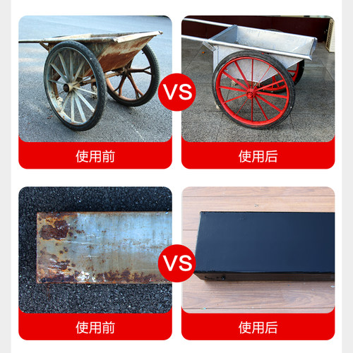 水性油漆金属漆防锈漆金属防腐免除锈油漆家用自刷涂料银粉漆黑色-图2