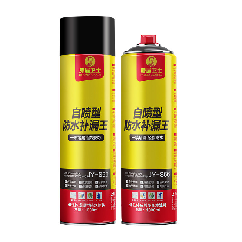 屋顶防水补漏喷剂喷雾聚氨酯堵漏王 房屋卫士防水涂料
