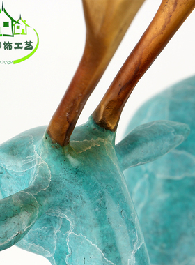 欧式风麋鹿摆件组合乔迁结婚礼品
