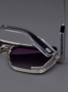 重工朋克机甲加厚偏光男女墨镜