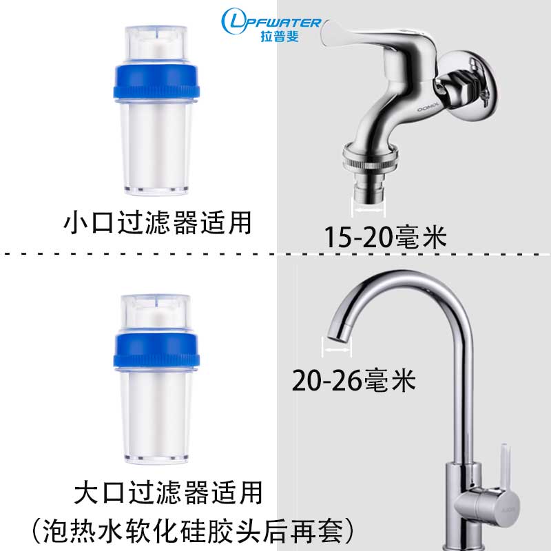 家用厨房水龙头净水器简易自来水过滤器井水净化滤水器PP棉小滤芯 - 图0