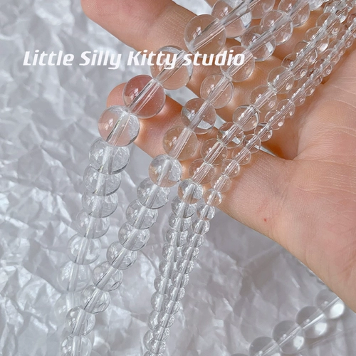 Базовое прозрачное стеклянное украшение-шарик, бусины, аксессуар, аксессуары