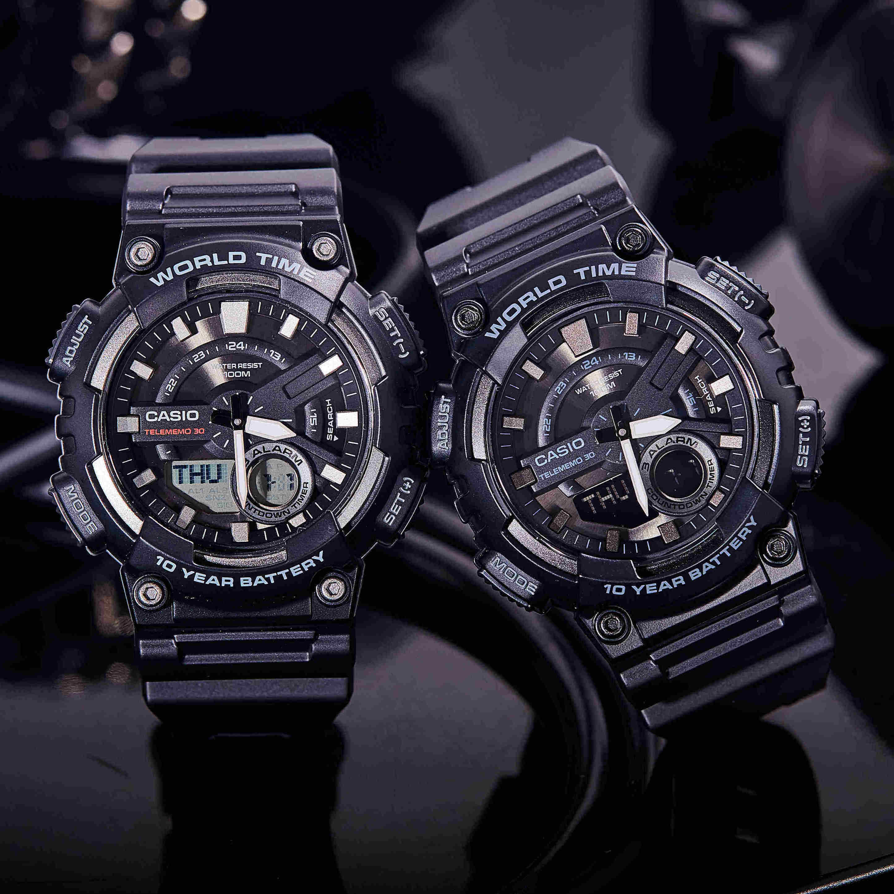 casio男士学生运动防水正品电子表 锦时亨海外日韩腕表