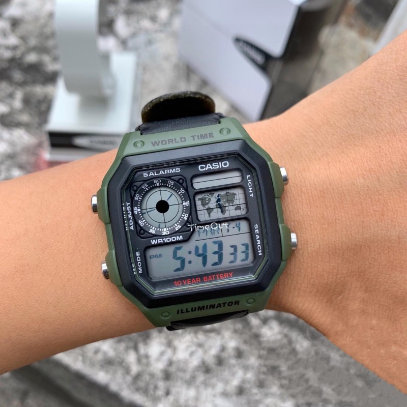 海外直邮卡西欧狂飙同款电子男表 锦时亨海外日韩腕表