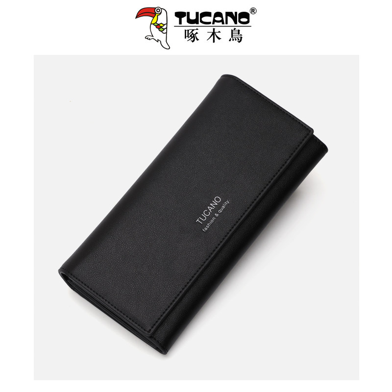 啄木鸟长款真皮2021新款大容量钱包 tucano祥喆钱包