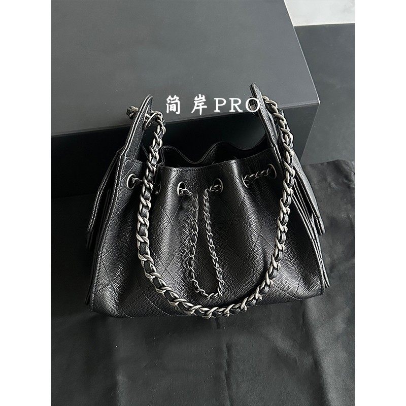 简岸PRO 经典爆款~26C抽绳包25bag迷你链条包光面牛皮单肩包女士,淘宝优惠券,粉丝福利购,淘宝优惠卷