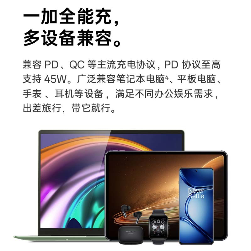 一加 SUPERVOOC 150W 超级闪充充电器（套装）适用一加 Ace 2 Pro ace2pro 配件适配iPhone/苹果产品 - 图0