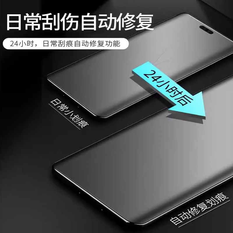 【海外版】适用HONOR400Pro磨砂水凝防窥膜荣耀400软膜防眩光抗指纹印屏防偷窥手机贴膜保护隐私防爆 - 图1