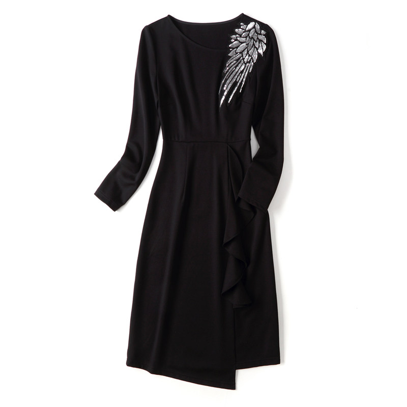 秋冬气质2021新款高端名媛连衣裙 jinkaix连衣裙