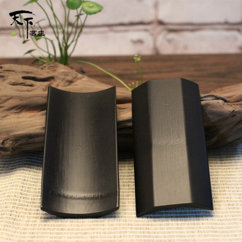 茶巾托竹茶道 毛巾托 茶巾垫茶则 竹茶具 酒店餐厅毛巾托茶道配件 - 图2