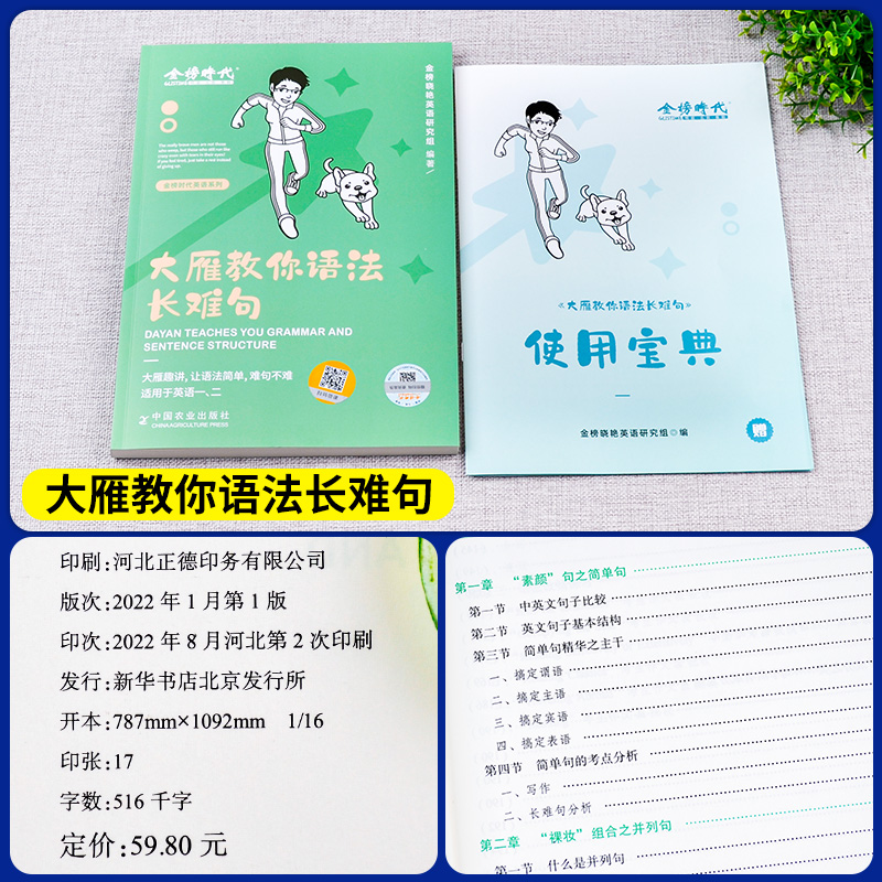 送配套视频】刘晓艳2024考研英语语法长难句大雁教你语法长难句带你记单词不就是语法和长难句吗基础阅读书研词汇考研英语一英语二 - 图1