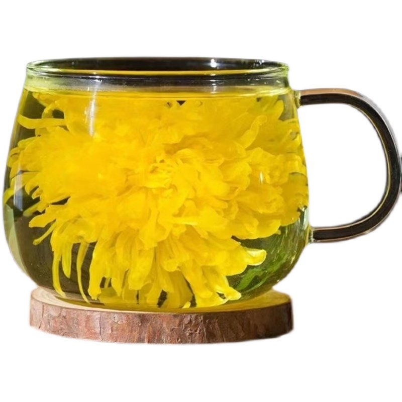 菊花茶金丝皇菊一朵一杯特大朵级黄菊花黄山贡菊花茶铁盒伴手礼盒,淘宝优惠券,粉丝福利购,淘宝优惠卷