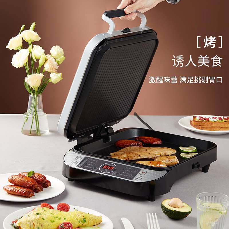 利仁电饼铛fd431家用双面加热 利仁风火轮电饼铛/可丽饼机/薄饼机