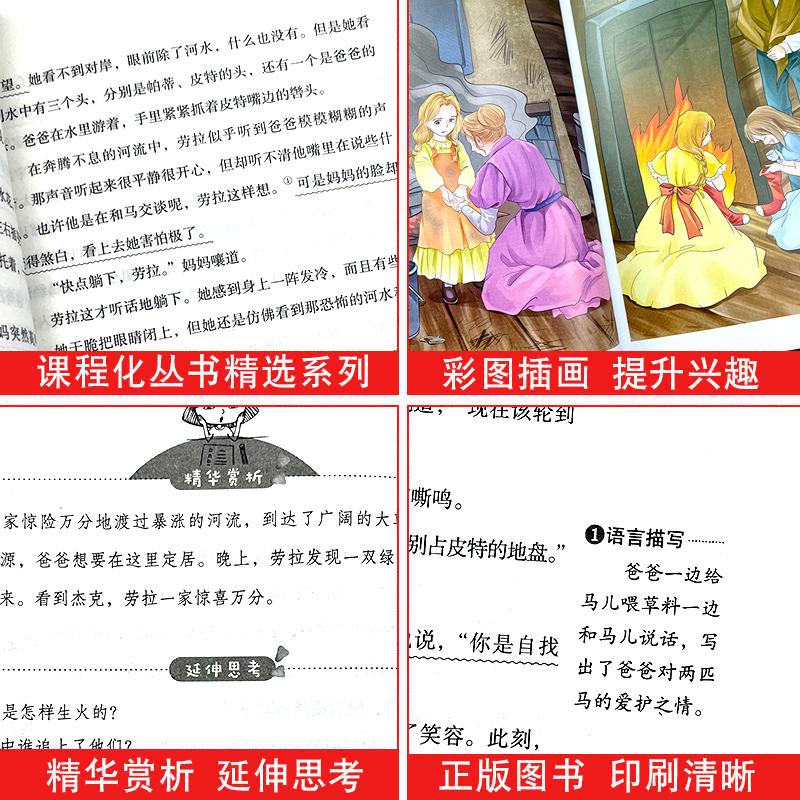 草原上的小木屋正版英格斯·怀德著四年级小学生必读课外书经典书目三年级五六年级青少版文学故事新编语文教材天地出版社 - 图2