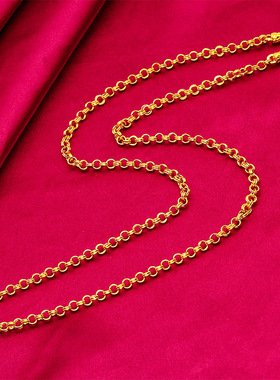 越南沙金女生男士霸气倒模款项链狐尾项链肖邦项链跨境项链倒模的