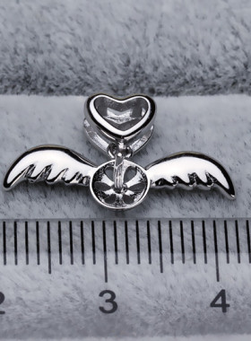 精诚配件s925纯银天然珍珠吊坠