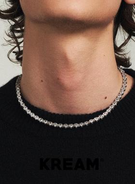 KREAM 满钻网球链男嘻哈女款欧美锁骨链项链