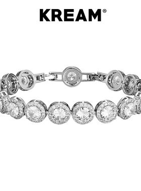 KREAM圆形彩钻/白钻网球手链