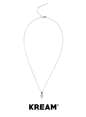 KREAM 小方钻十字项链男嘻哈女精致百搭潮流简约气质锁骨链坠情侣