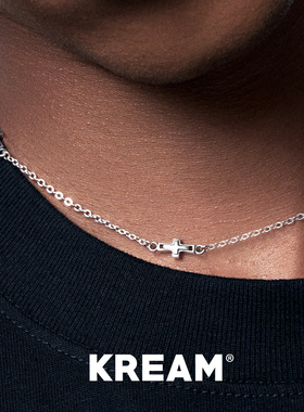 KREAM 925银 复古简约十字项链男锁骨链女经典百搭时尚choker