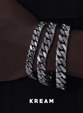 原创拉丝古巴嘻哈风手链