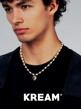 KREAM贝珠彩钻爱心项链