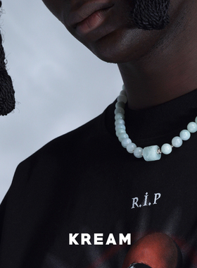 KREAM复古天然翡翠手链男