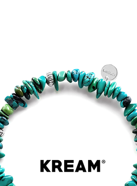 KREAM 925银绿松石串珠手链男欧美潮流女手串