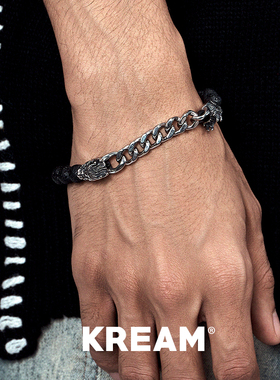 KREAM龙头火山石拼接古巴手链