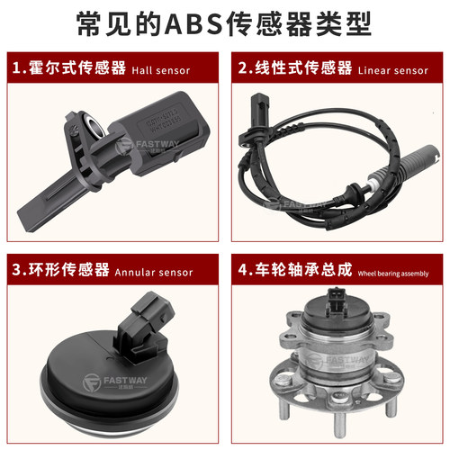 沃尔沃XC60XC90S90S60S80L进口S40V40V60前C30C70后轮速ABS传感器 - 图2