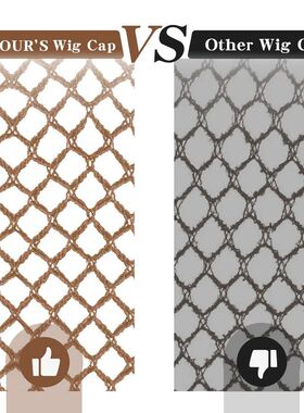 Top Hairnets Good Quality Mesh Weaving Wig Open at One Ends