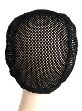 1PC Big Hole Mesh Dome Wig Cap Hair Nets Large Hole Black Do