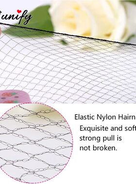 Nunify Black Color Fish Hair Net Styling Invisible Disposibl