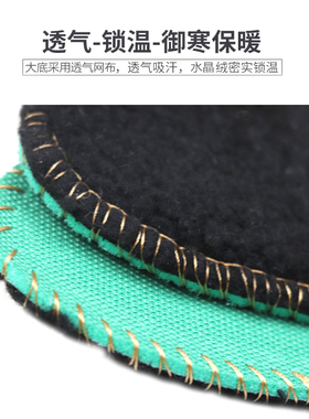 冬季保暖尖头吸汗透气舒适棉鞋垫