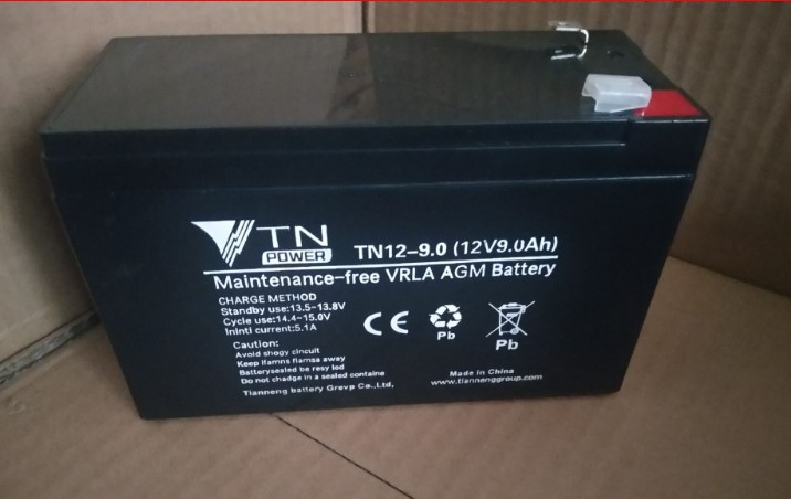 天能TN12-7.0蓄电池12V7AH免维护通力电梯电动卷帘门主机UPS电源 - 图0